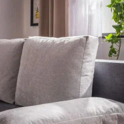 Sofa rozkładana szara SALINA