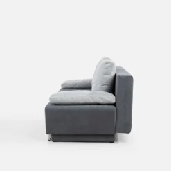 Sofa rozkładana szara SALINA