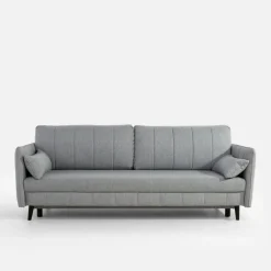 Sofa rozkładana szara VANNES BIS