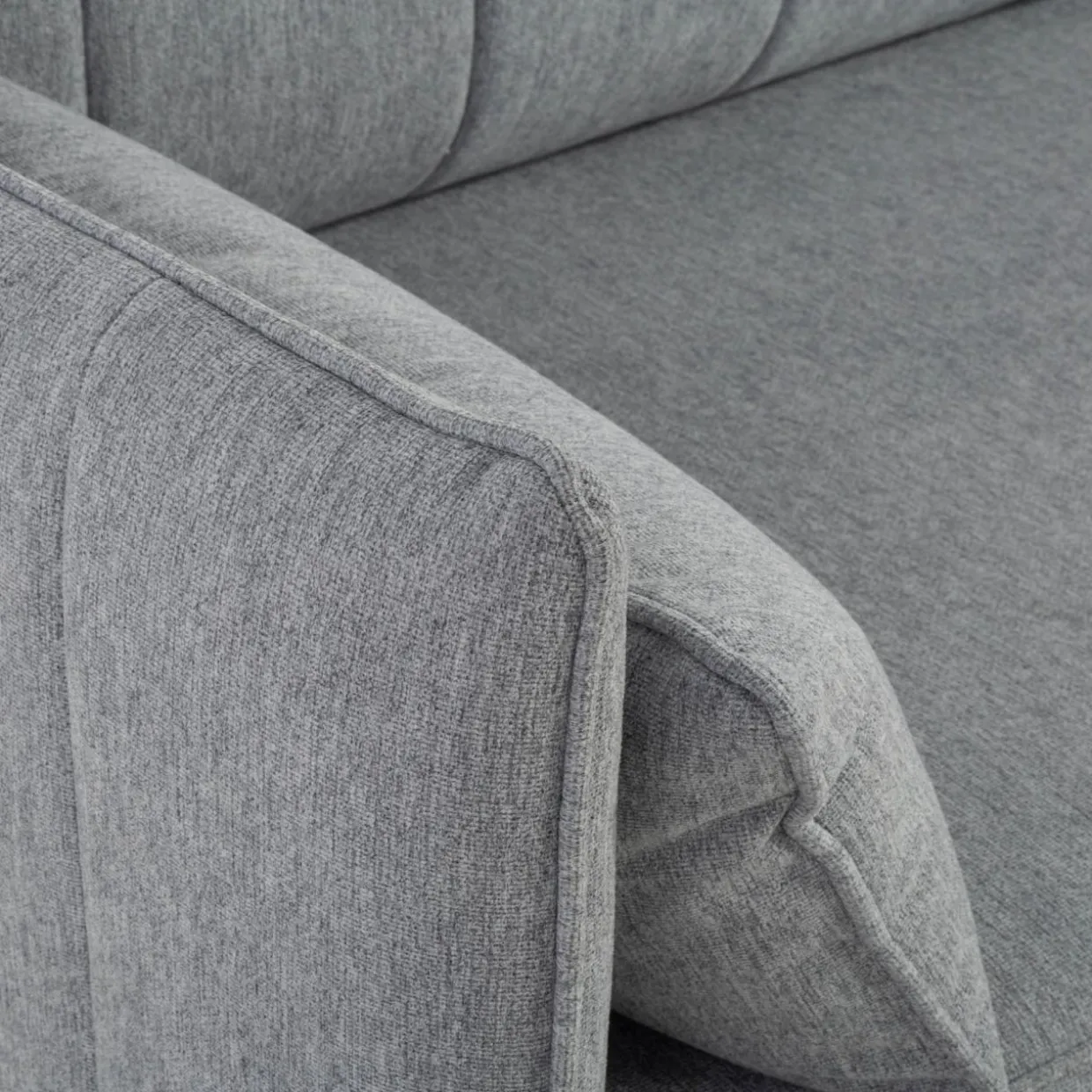 Sofa rozkładana szara VANNES BIS