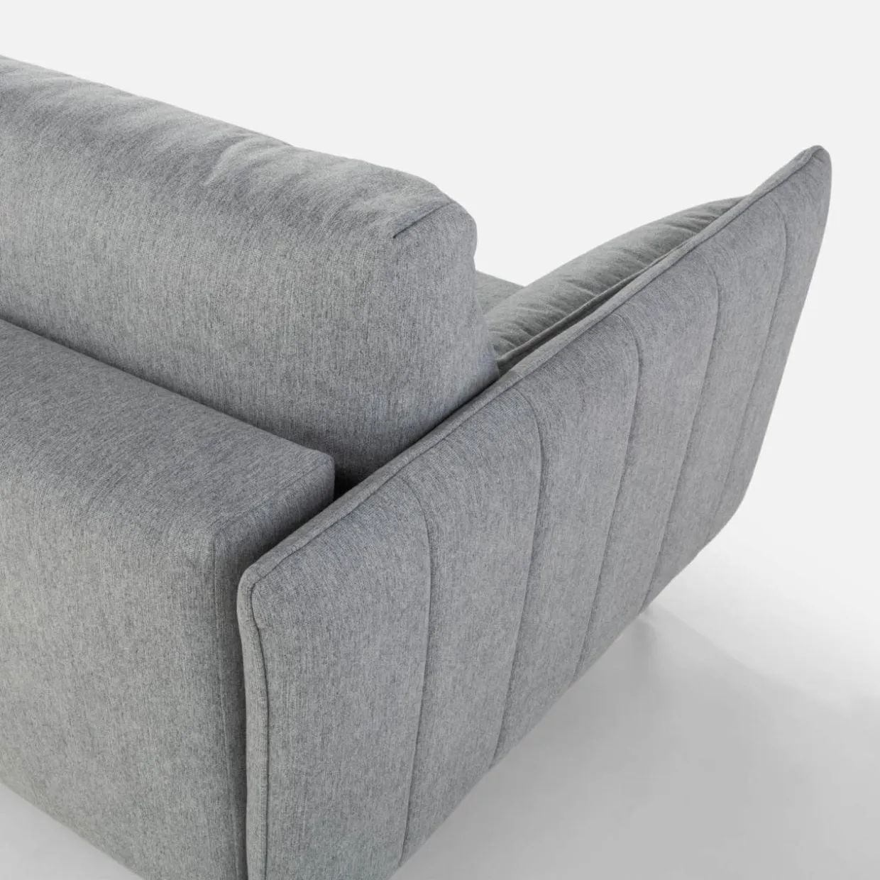 Sofa rozkładana szara VANNES BIS