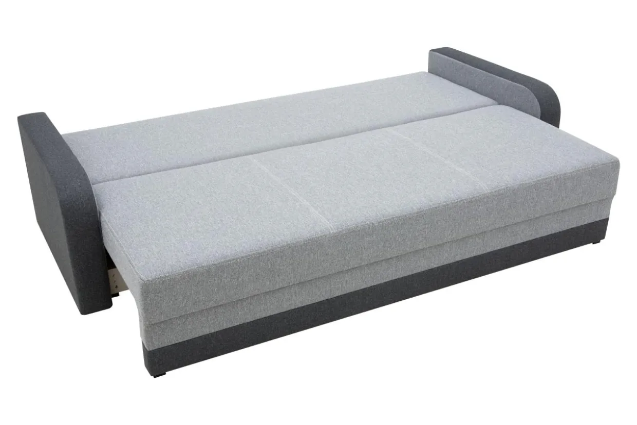 Sofa rozkładana szara VILA NEW