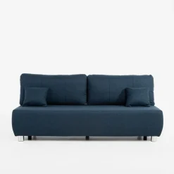 Sofa rozkładana szaroniebieska STAR