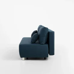 Sofa rozkładana szaroniebieska STAR