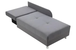 Sofa rozkładana szaro-różowa LETTO lewa
