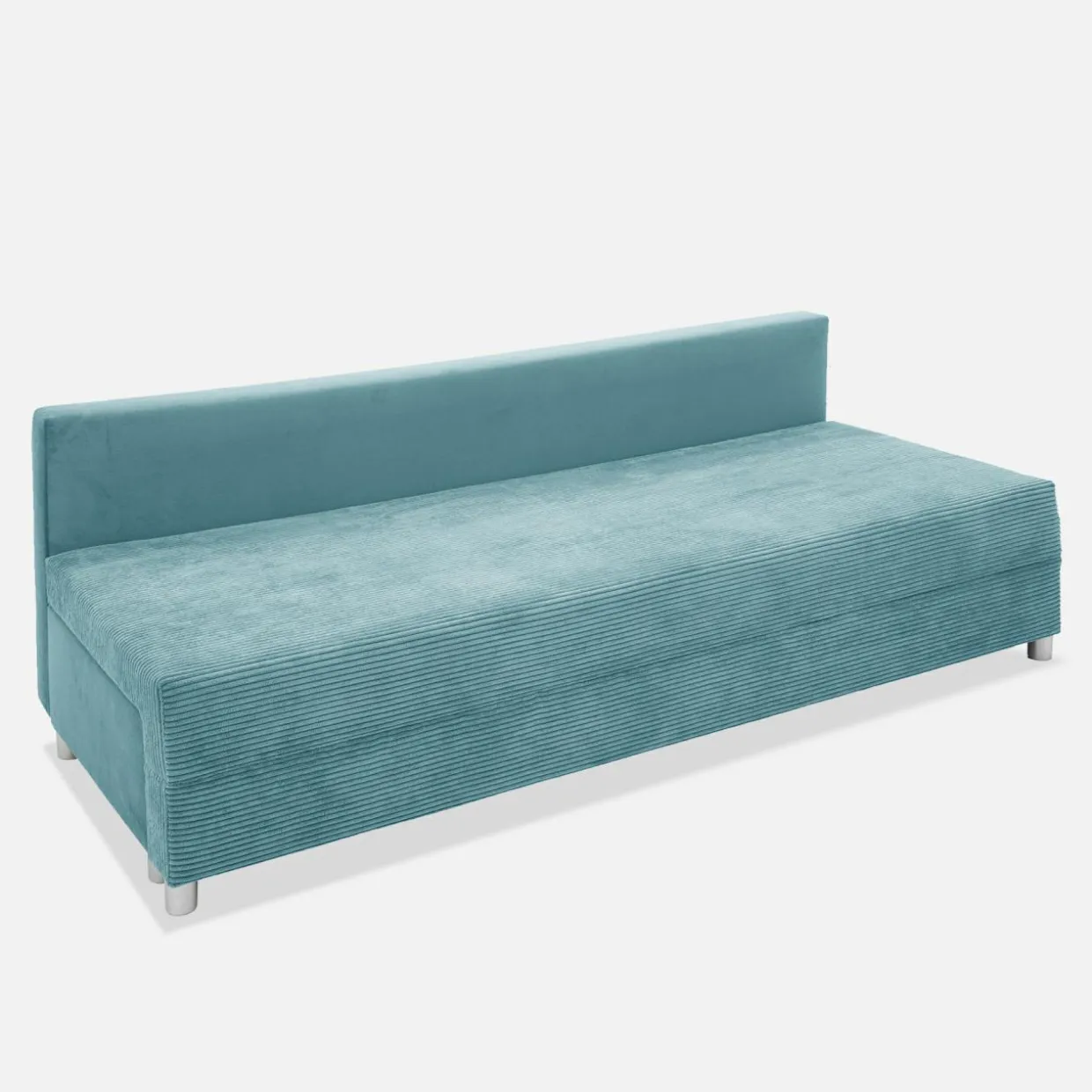 Sofa rozkładana turkusowa FIORE