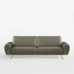 Sofa skórzana 3 osobowa SPRING szara