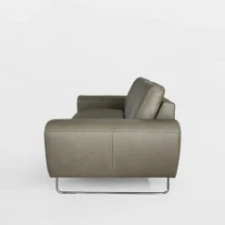 Sofa skórzana 3 osobowa SPRING szara