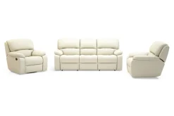 Sofa skórzana i dwa fotele z funkcją relax ORLANDO
