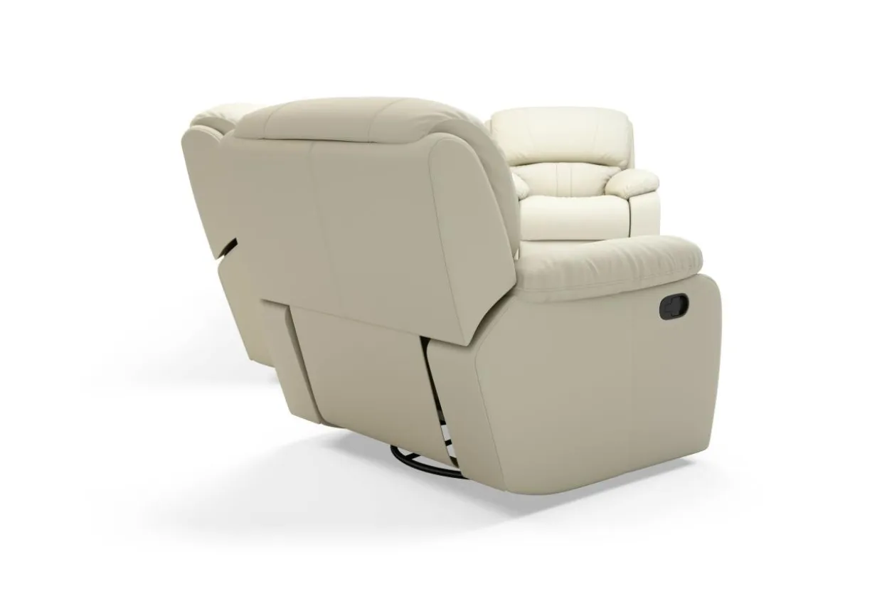 Sofa skórzana i dwa fotele z funkcją relax ORLANDO