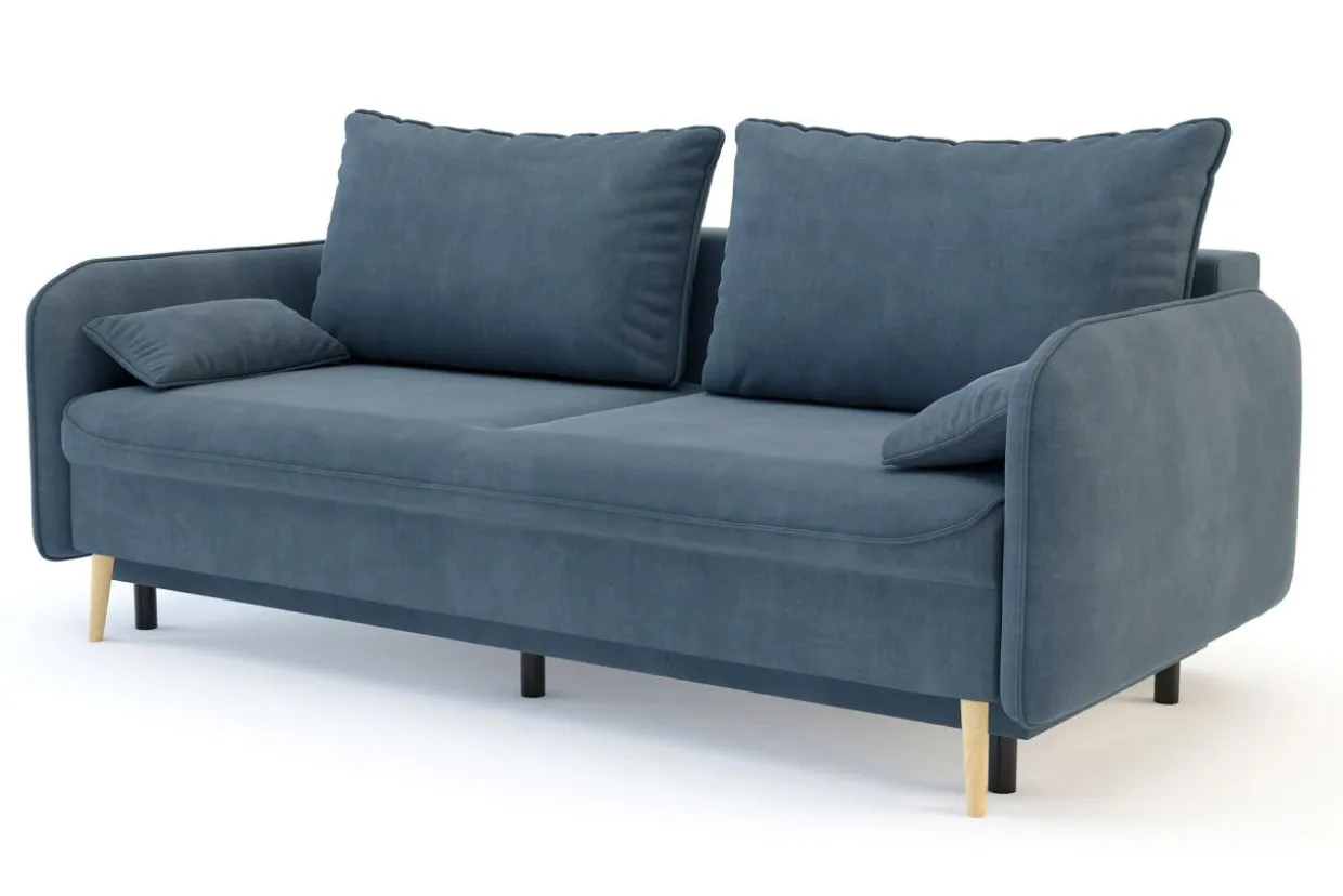 Sofa szara VAMOS nóżki buk