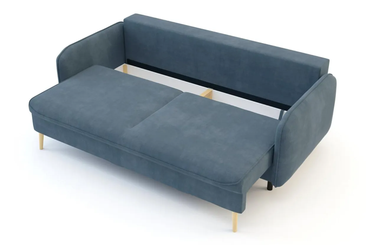 Sofa szara VAMOS nóżki buk