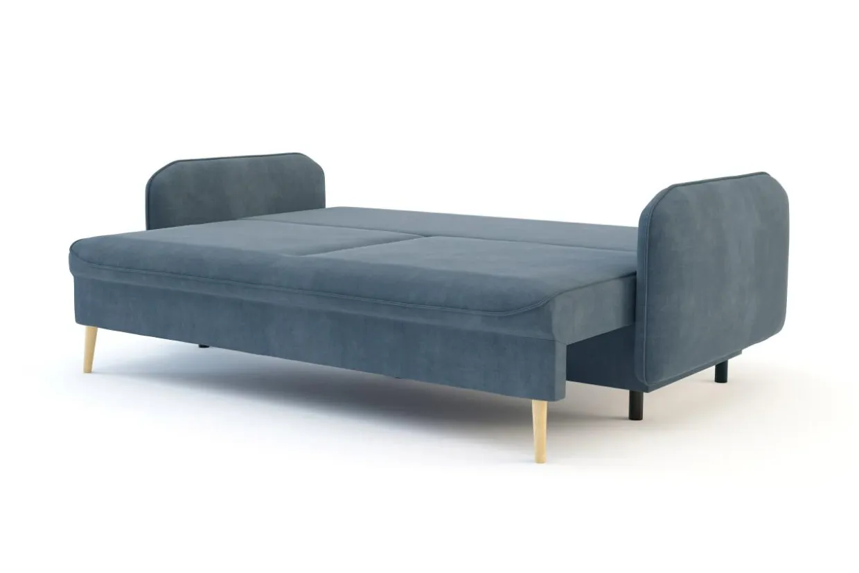 Sofa szara VAMOS nóżki buk