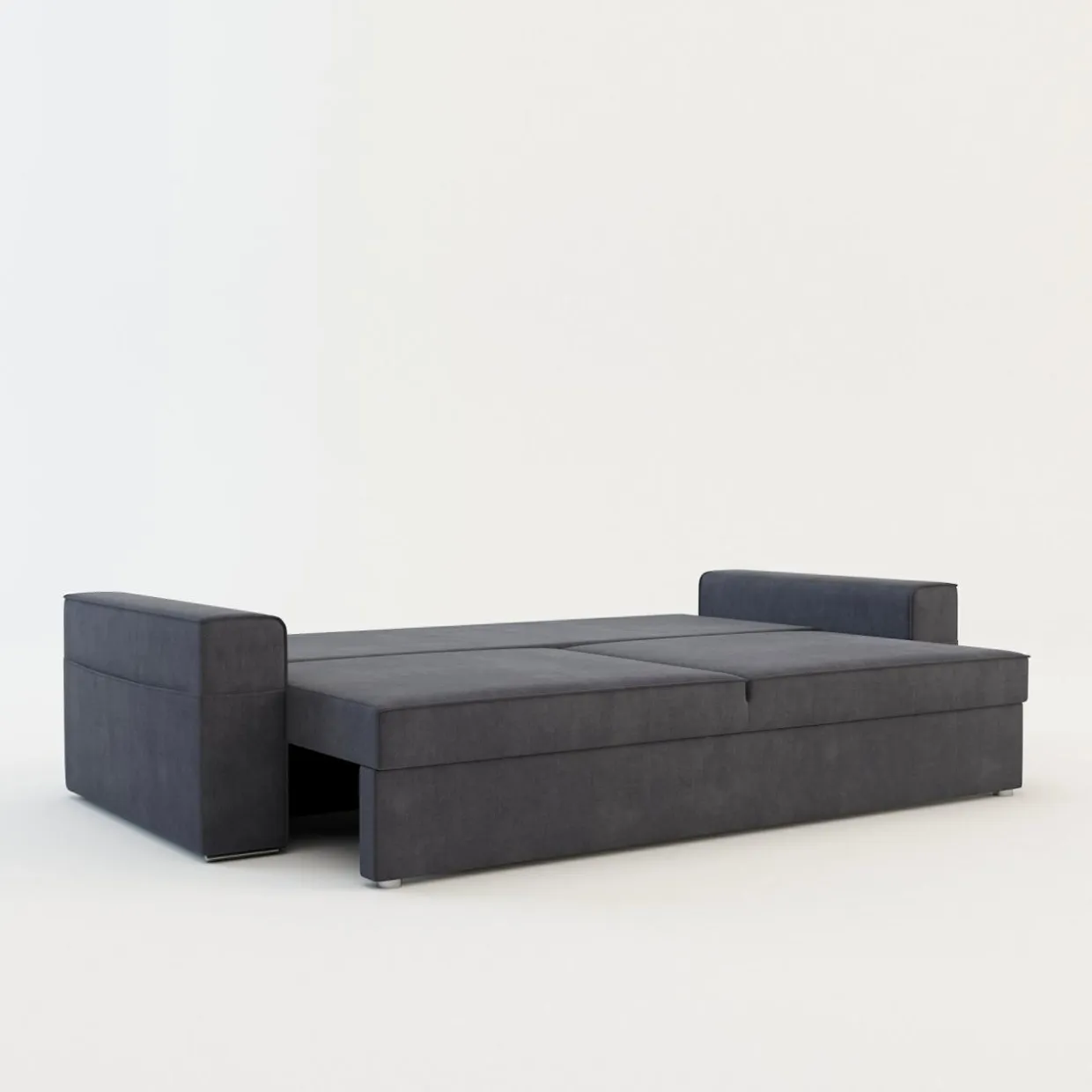 Sofa szara z kieszenią LOLLY