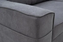 Sofa szara z kieszenią LOLLY