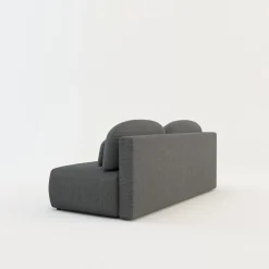 Sofa sztruksowa ciemnoszara SUN