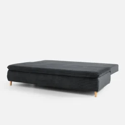 Sofa sztruksowa ciemnoszara MAYA