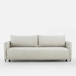 Sofa sztruksowa jasnobeżowa SORRENTO NEW