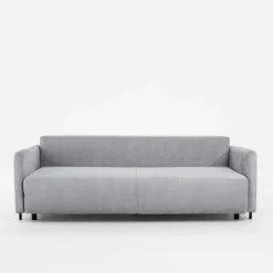 Sofa sztruksowa jasnoszara SORRENTO NEW