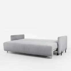Sofa sztruksowa jasnoszara SORRENTO NEW