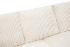 Sofa sztruksowa kremowa ESPANIA