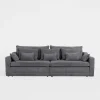 Sofa sztruksowa rozkładana podwójnie EVORA