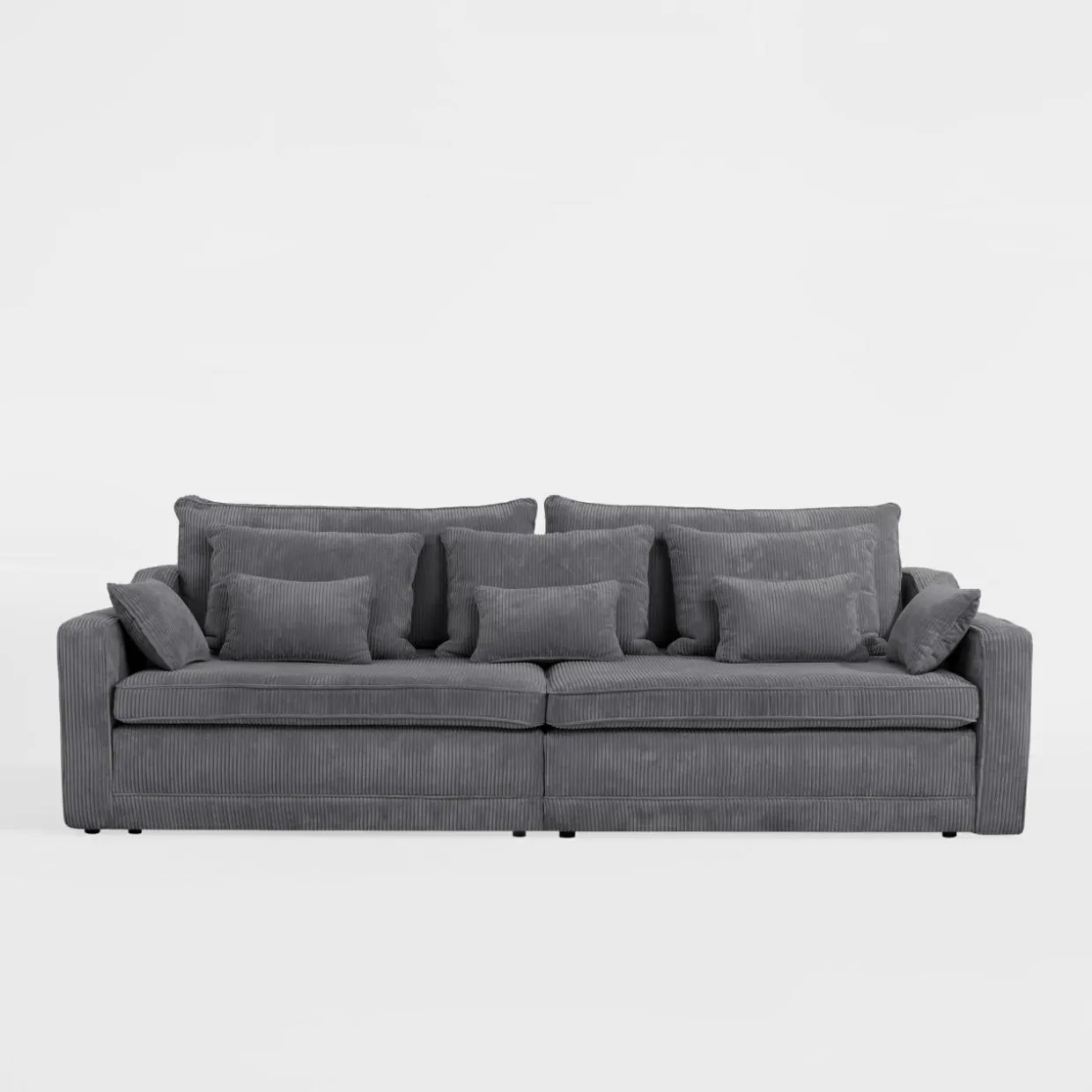 Sofa sztruksowa rozkładana podwójnie EVORA