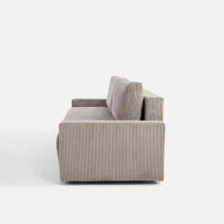 Sofa sztruksowa szara DIEGO