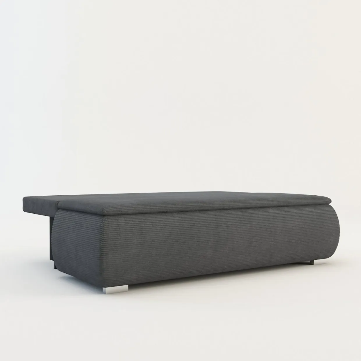Sofa sztruksowa szara LIVSI
