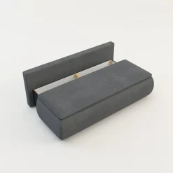 Sofa sztruksowa szara LIVSI