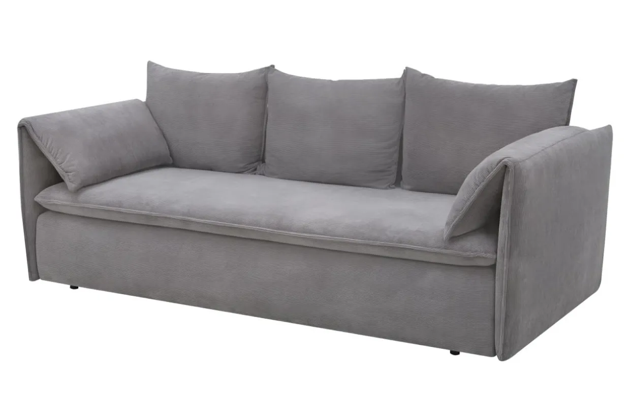 Sofa sztruksowa szara SUNNY
