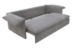 Sofa sztruksowa szara SUNNY