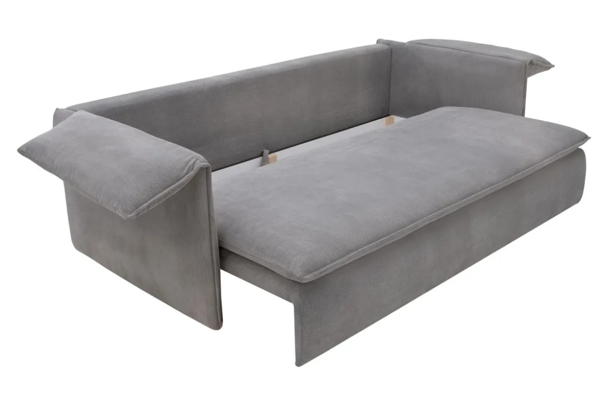 Sofa sztruksowa szara SUNNY