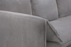 Sofa sztruksowa szara SUNNY