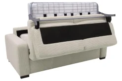 Sofa sztruksowa z materacem OMBRE