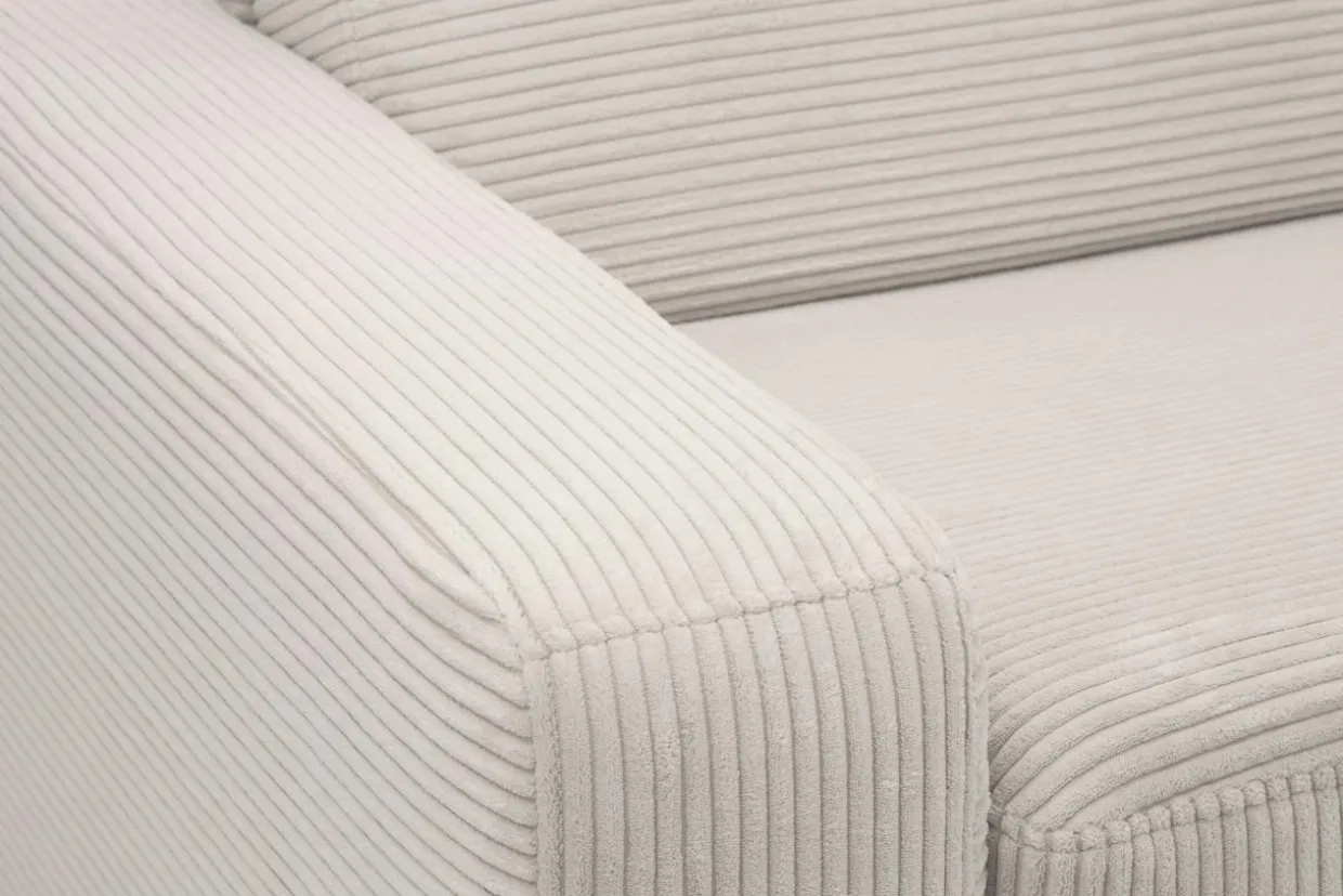 Sofa sztruksowa z materacem OMBRE