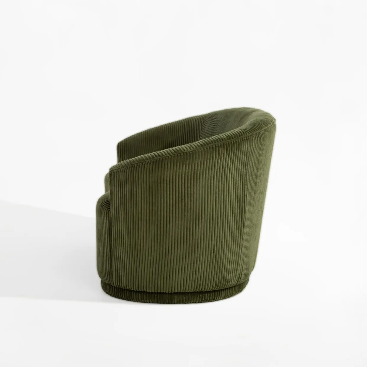 Sofa sztruksowa zielona SNUGLA
