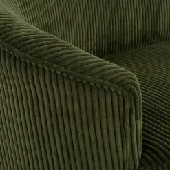 Sofa sztruksowa zielona SNUGLA