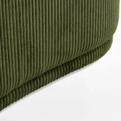 Sofa sztruksowa zielona SNUGLA