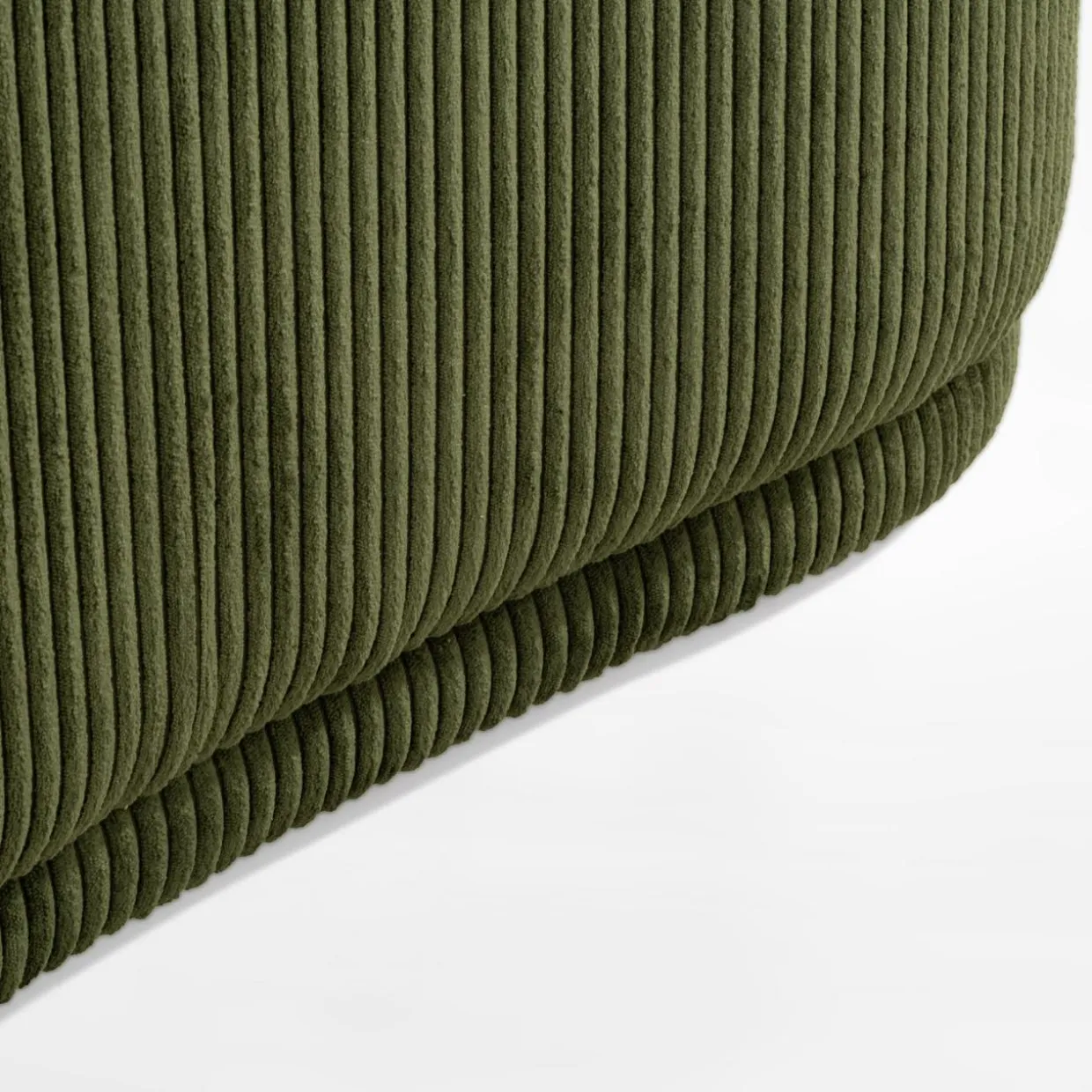 Sofa sztruksowa zielona SNUGLA