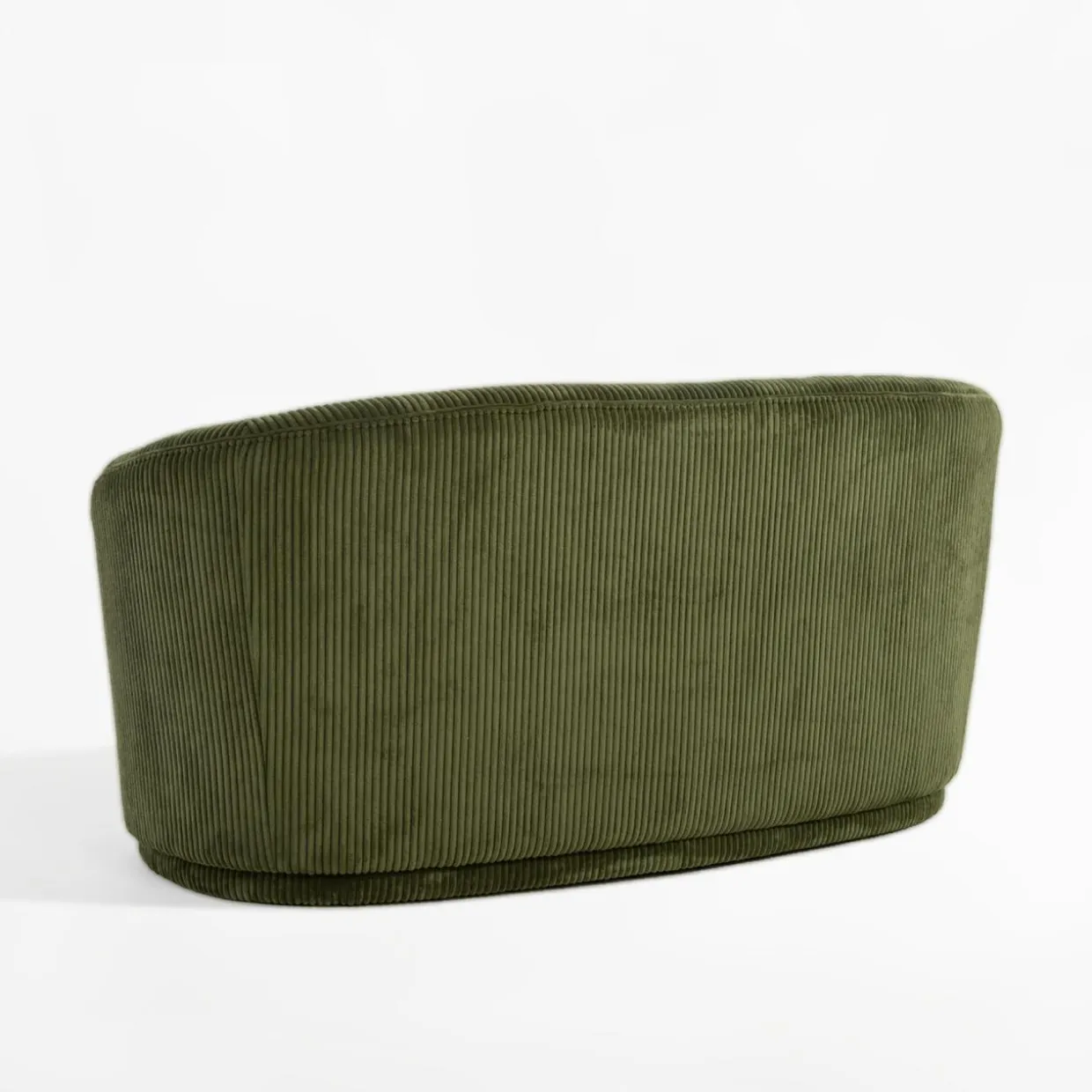 Sofa sztruksowa zielona SNUGLA