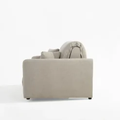 Sofa trzyosobowa szara BRIG