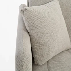 Sofa trzyosobowa szara BRIG