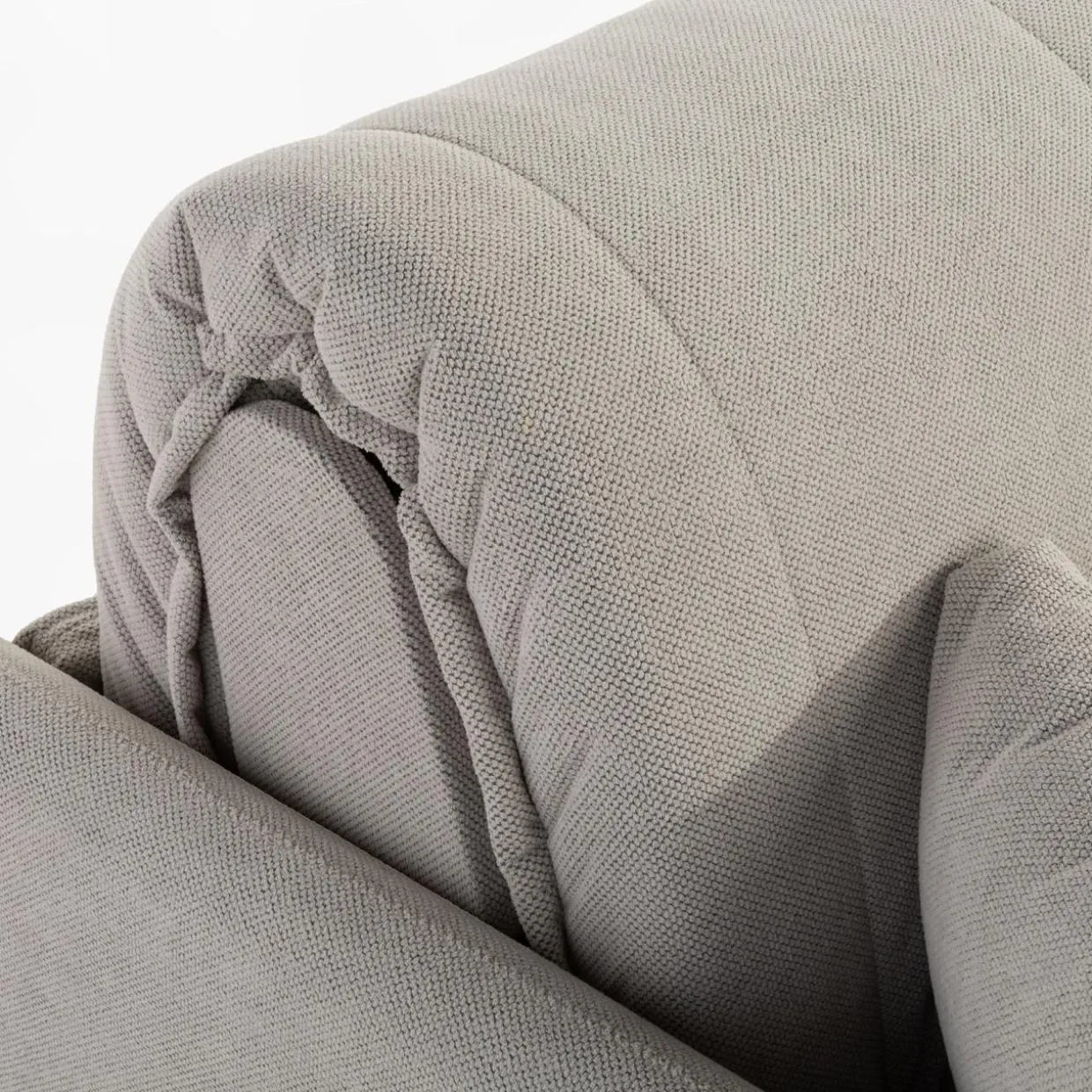 Sofa trzyosobowa szara BRIG