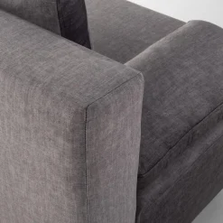 Sofa trzyosobowa szara DARWIN