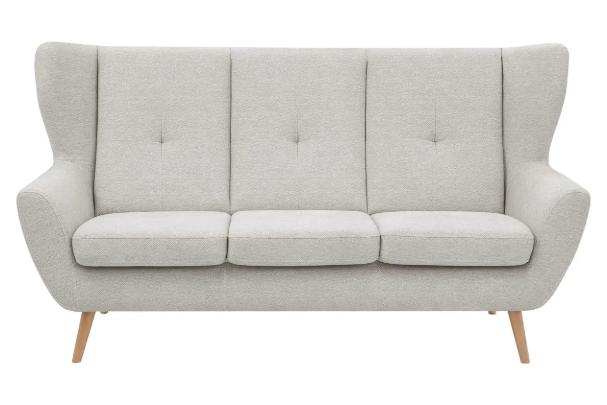 Sofa uszak boucle kremowa MOREN