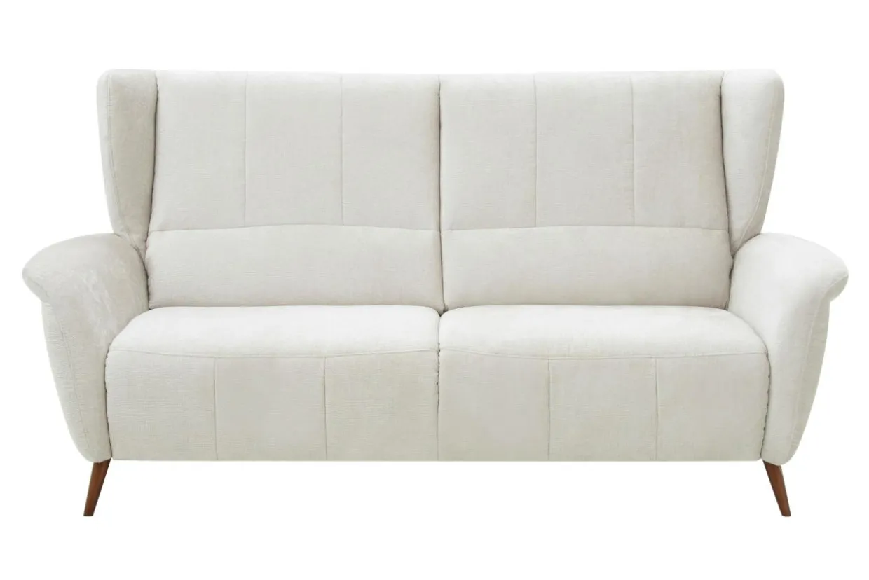 Sofa uszak na wysokich nogach kremowa BEO