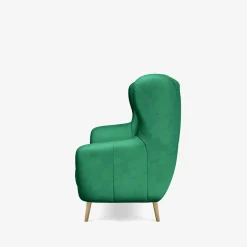 Sofa uszak 2-osobowa zielona KELSO