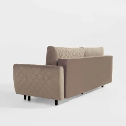 Sofa welurowa beżowa ROMA