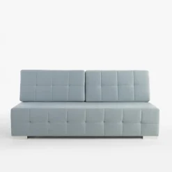 Sofa welurowa błękitna LILI